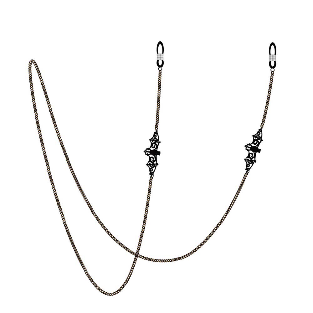 Mask Chain Holder - Trendy Anti-lost Copper Casual Black Bat