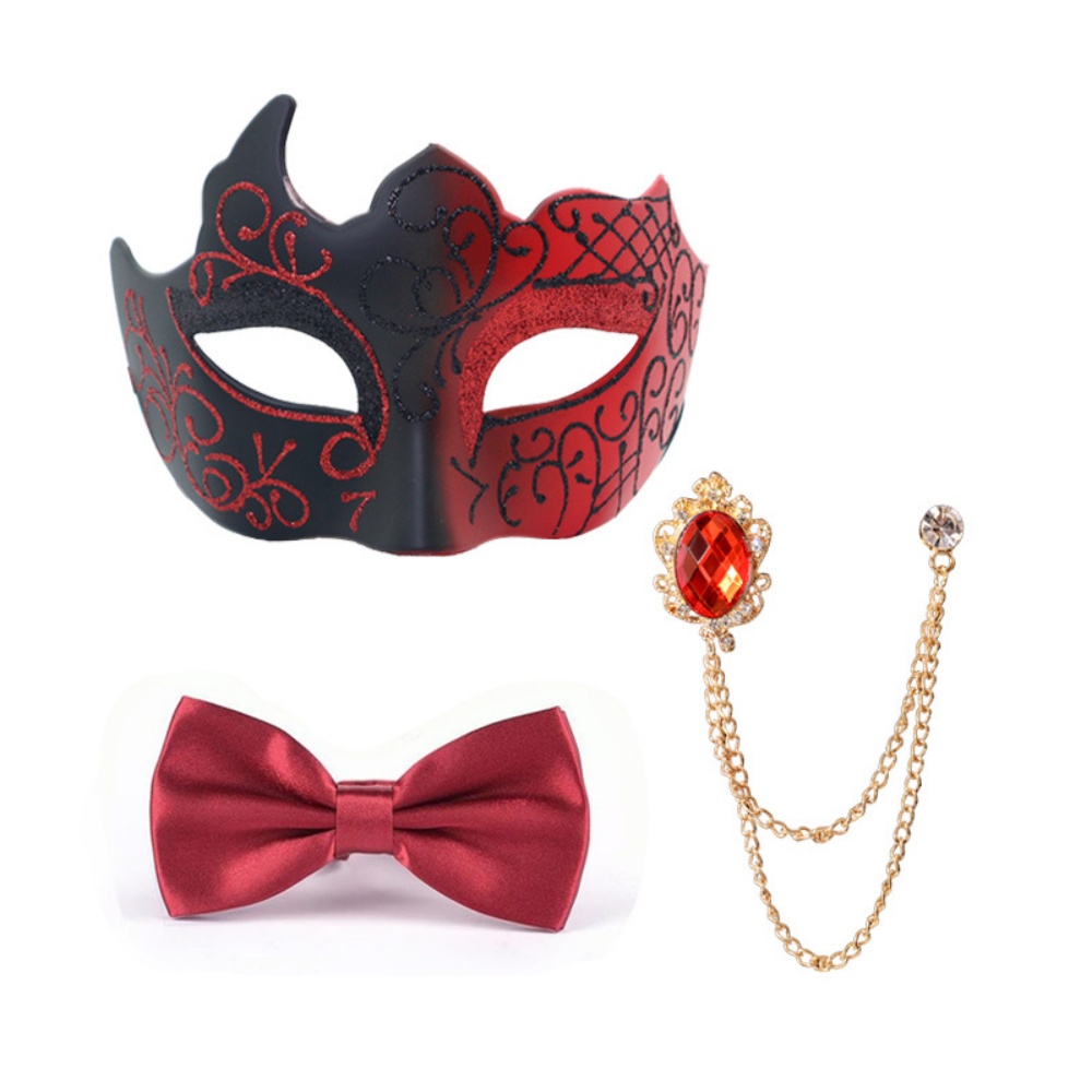 Half-Face Painted Party Mask S - огляд і ціна Respirator Half Face