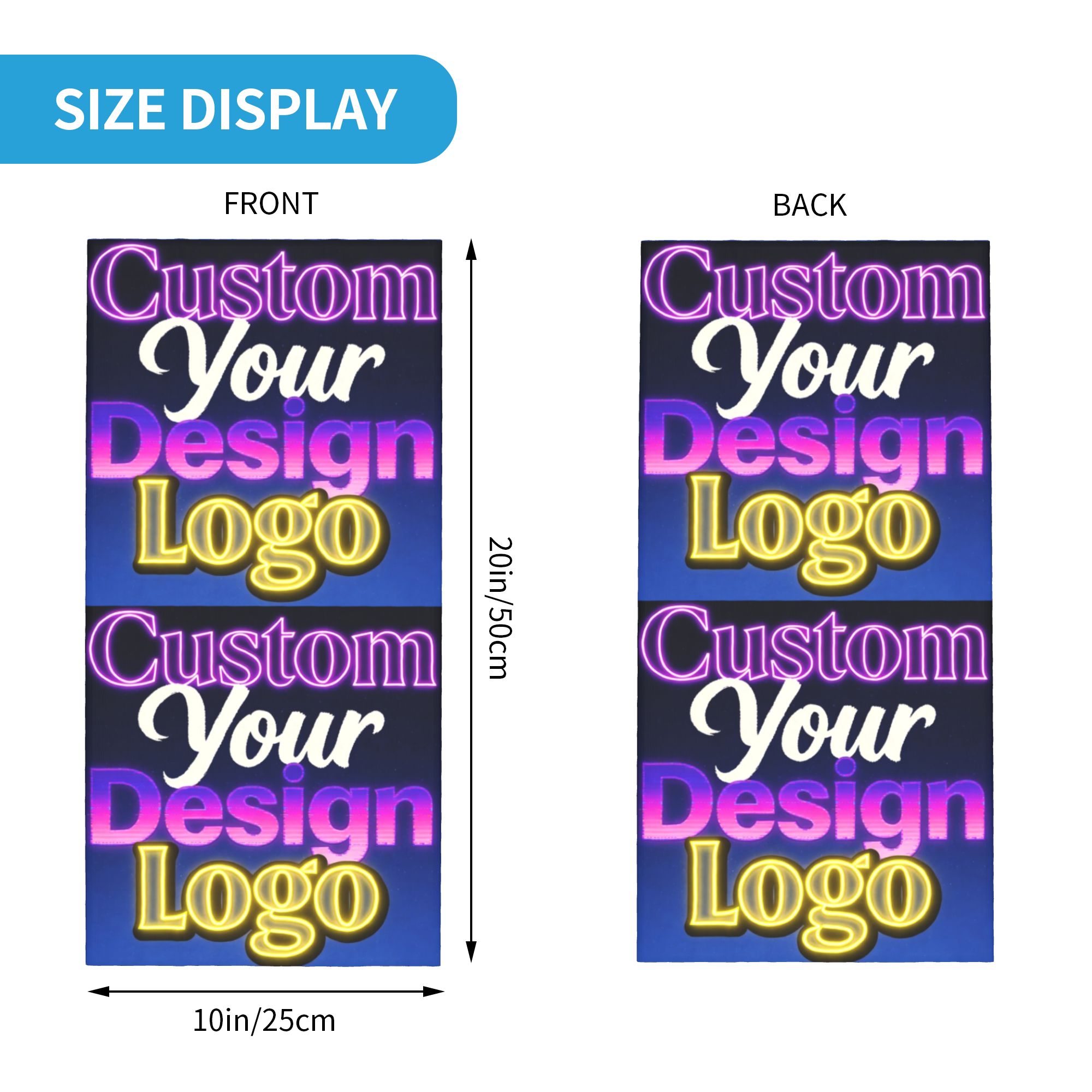Custom Custom Your Design Logo - огляд і ціна Neck Gaiter Face Cover