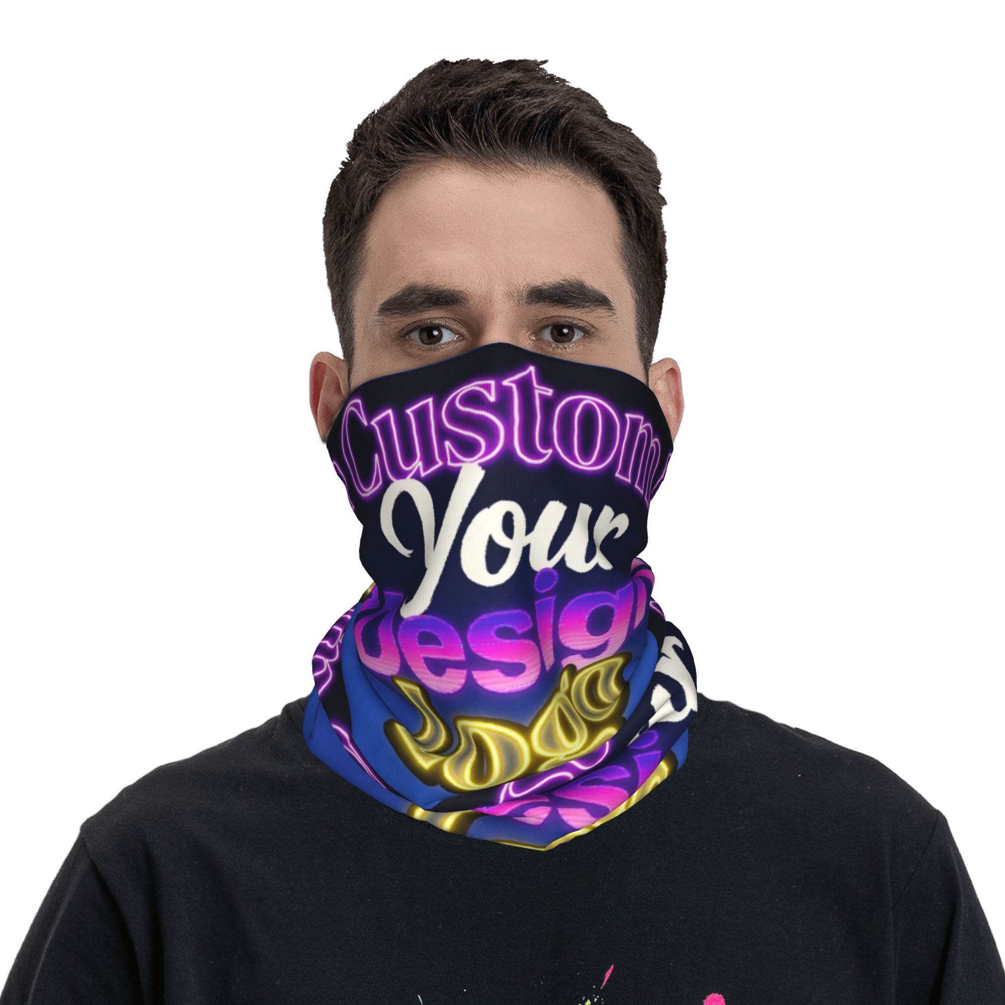 Custom Custom Your Design Logo - огляд і ціна Neck Gaiter Face Cover