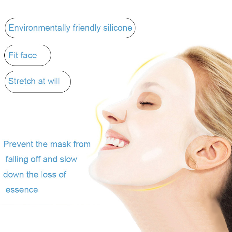 Silicone Silicone Mask  Mask F - огляд і ціна Face Mask Storage Box