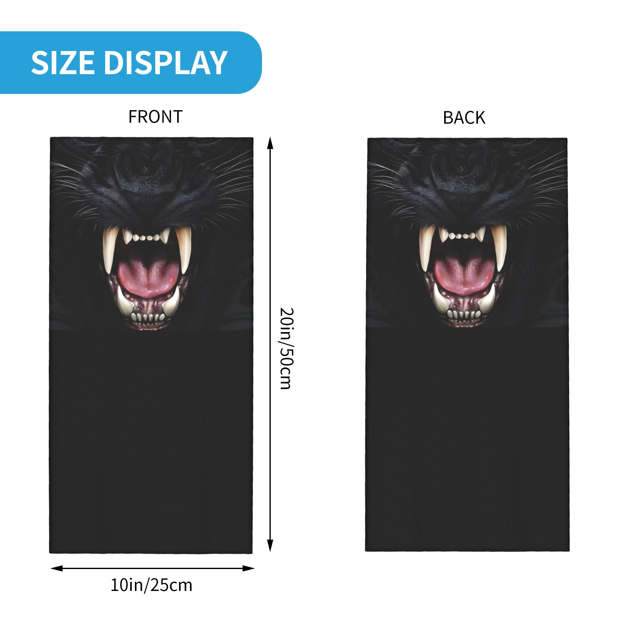 Custom Black Panther Animal He - огляд і ціна Neck Gaiter Face Cover