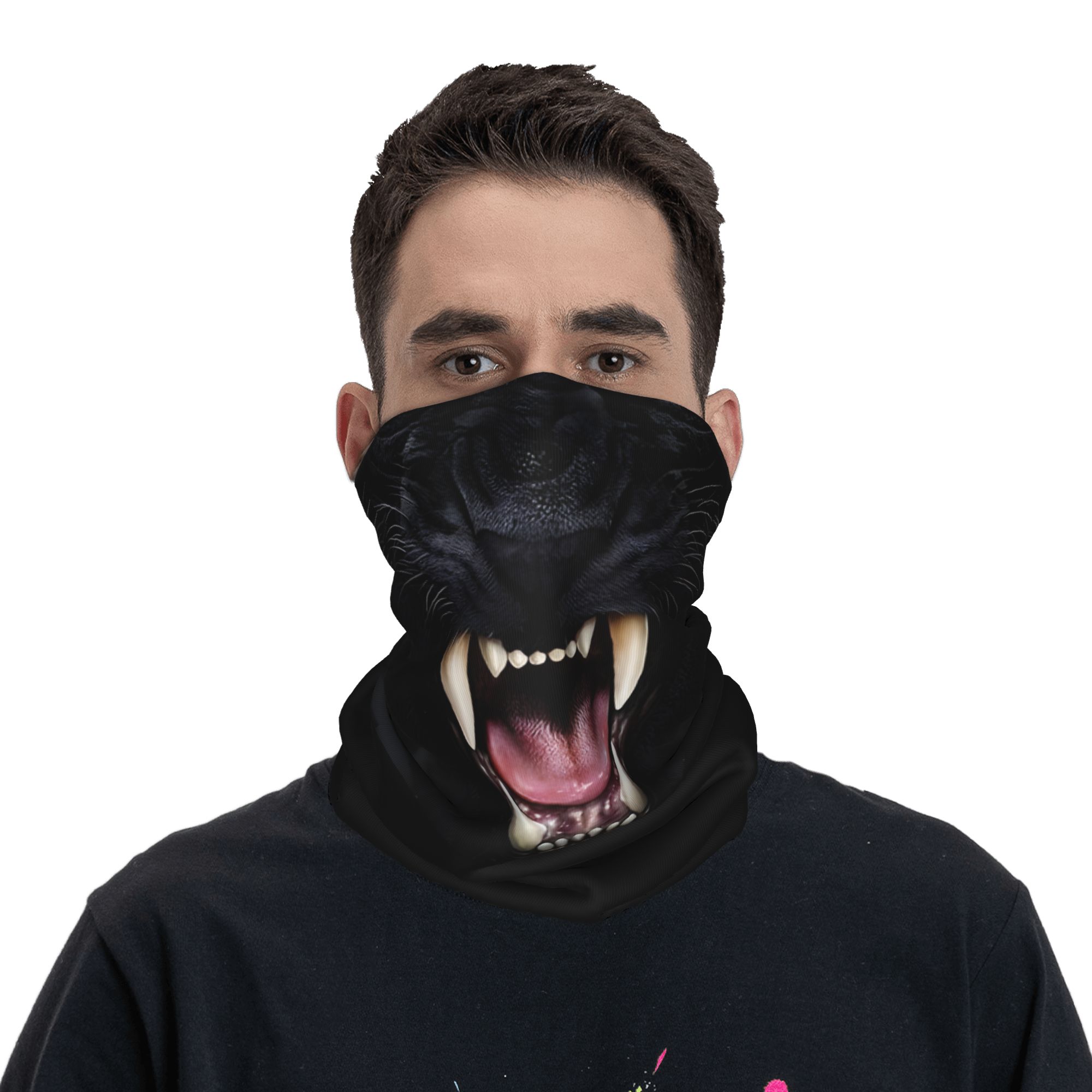 Custom Black Panther Animal He - огляд і ціна Neck Gaiter Face Cover