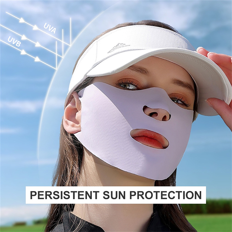 Ice Silk Sunscreen Mask Female - огляд і ціна Sports Mask Breathable