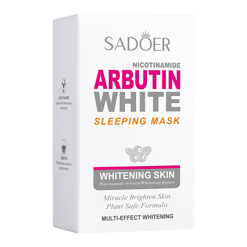 20pcs/box SADOER Arbutin Sleep - огляд і ціна Face Mask Storage Box
