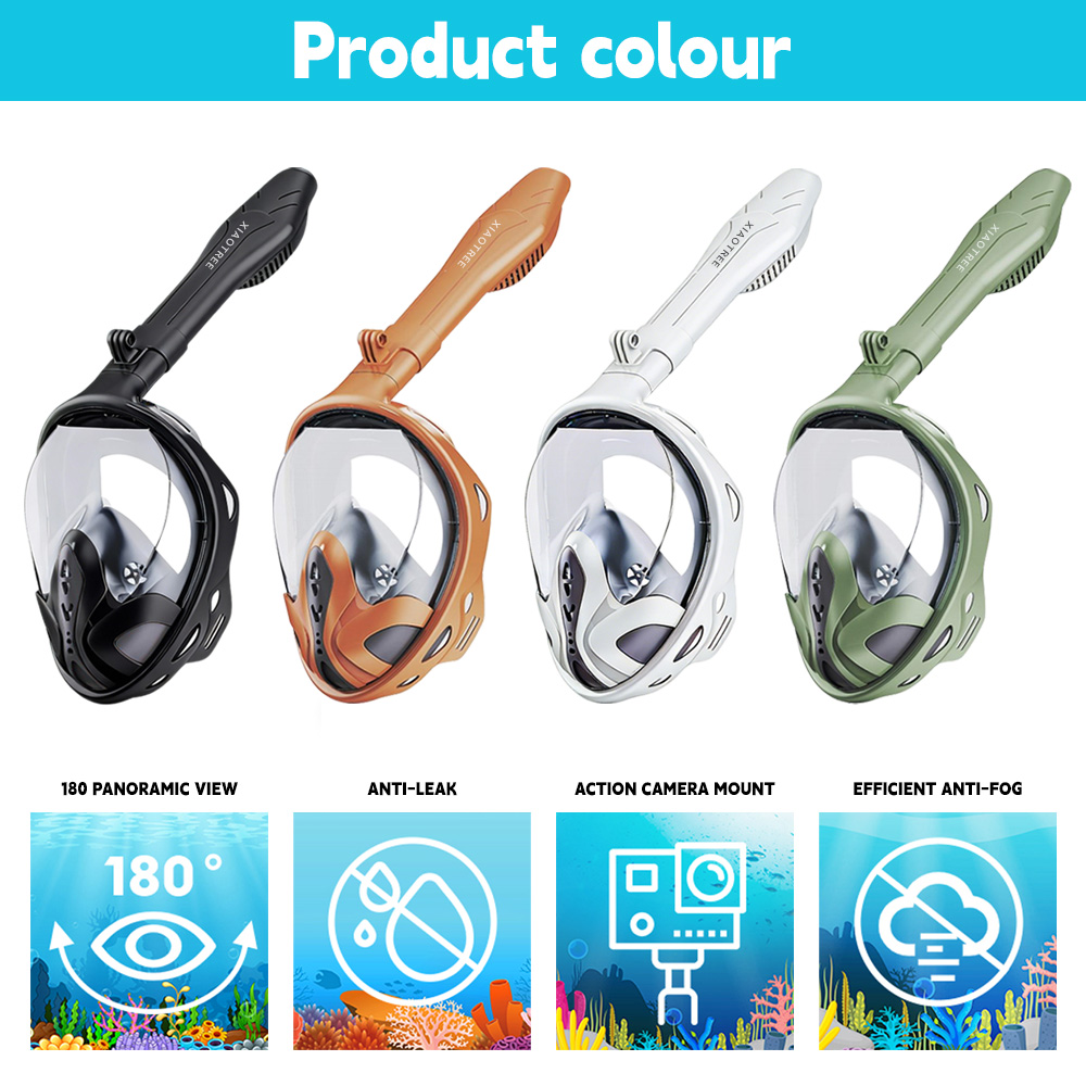 XIAOTREE Full Face Snorkel Mas - огляд і ціна Anti Pollution Mask