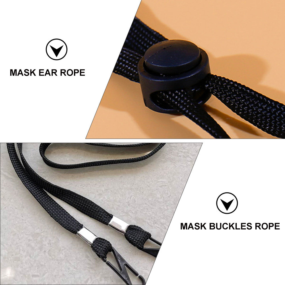 12Pcs Anti-Fall Face Mask Lany - огляд і ціна Mask Ear Saver Strap