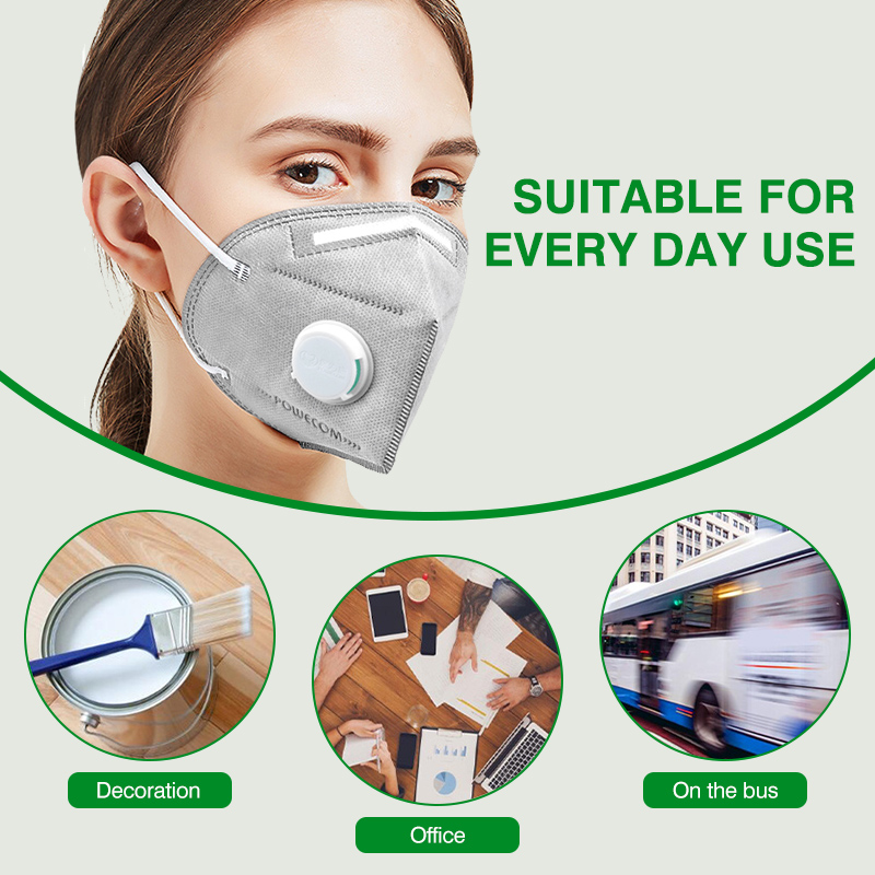 POWECOM KN95 Masks Activated C - огляд і ціна Kn95 Respirator Mask