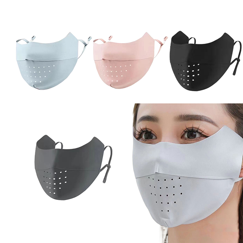 Ice Silk Face Mask UV Sun Prot - огляд і ціна Sports Mask Breathable