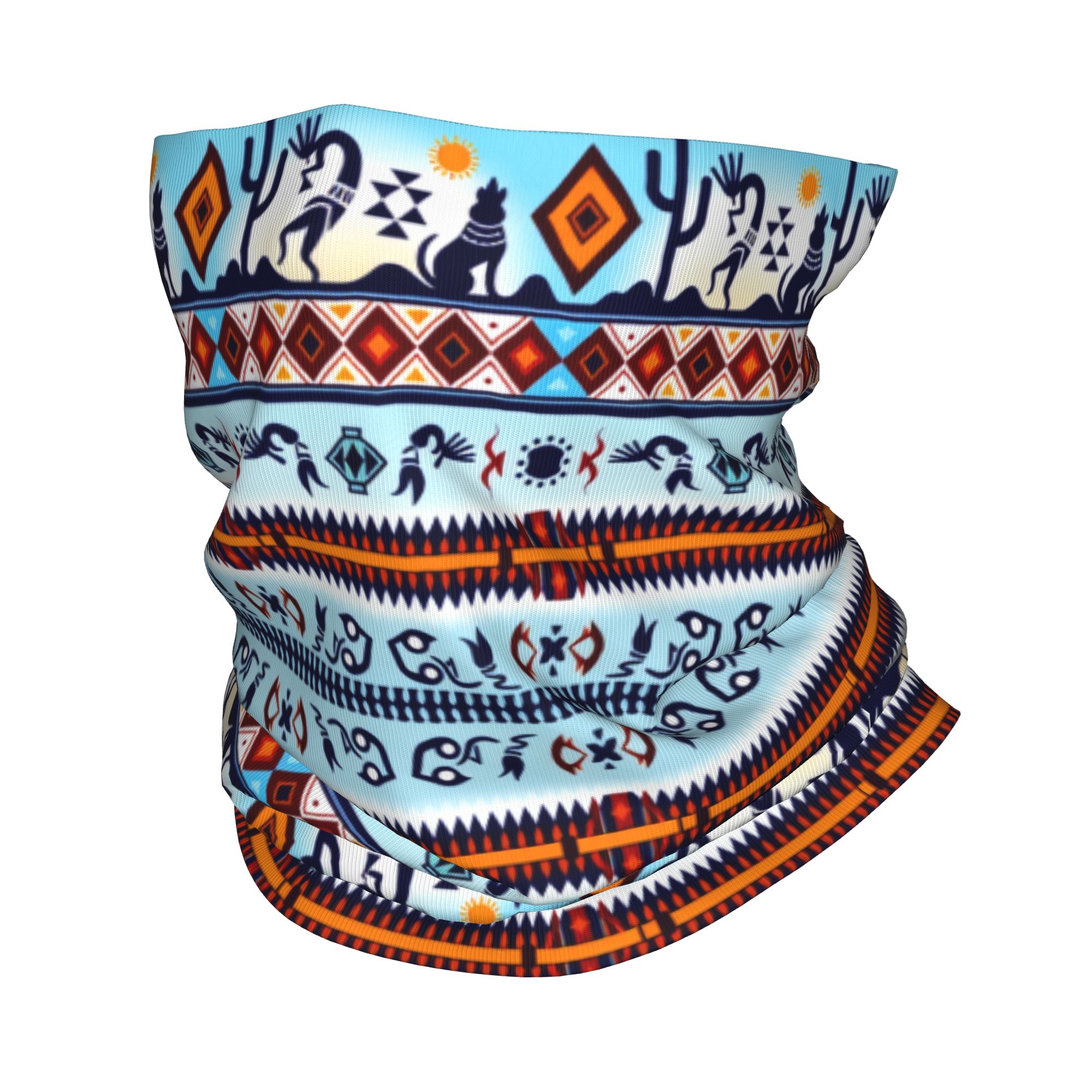Custom Kokopelli Hohokam Treas - огляд і ціна Neck Gaiter Face Cover